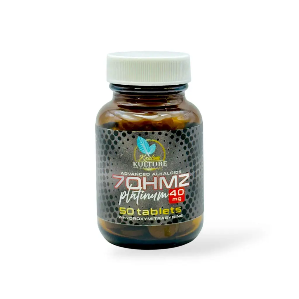 Kratom Kulture 7-OH Platinum Tablets 40mg-50ct.webp