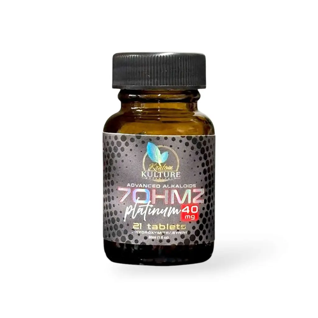 Kratom Kulture 7-OH Platinum Tablets 40mg-21ct.webp