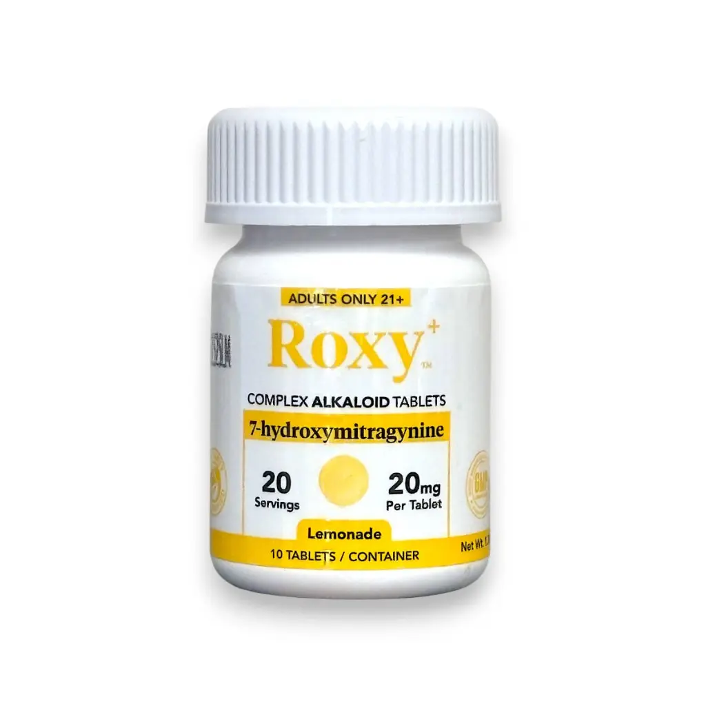 Roxy Complex Alkaloid 7-hydroxymitragynine Tablets Lemonade 20mg-10ct.webp