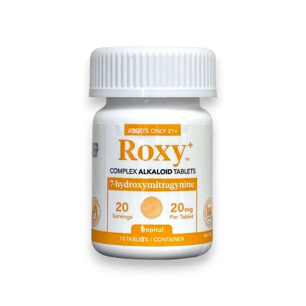Roxy Complex Alkaloid 7-hydroxymitragynine Tablets Tropical 20mg-10ct.webp