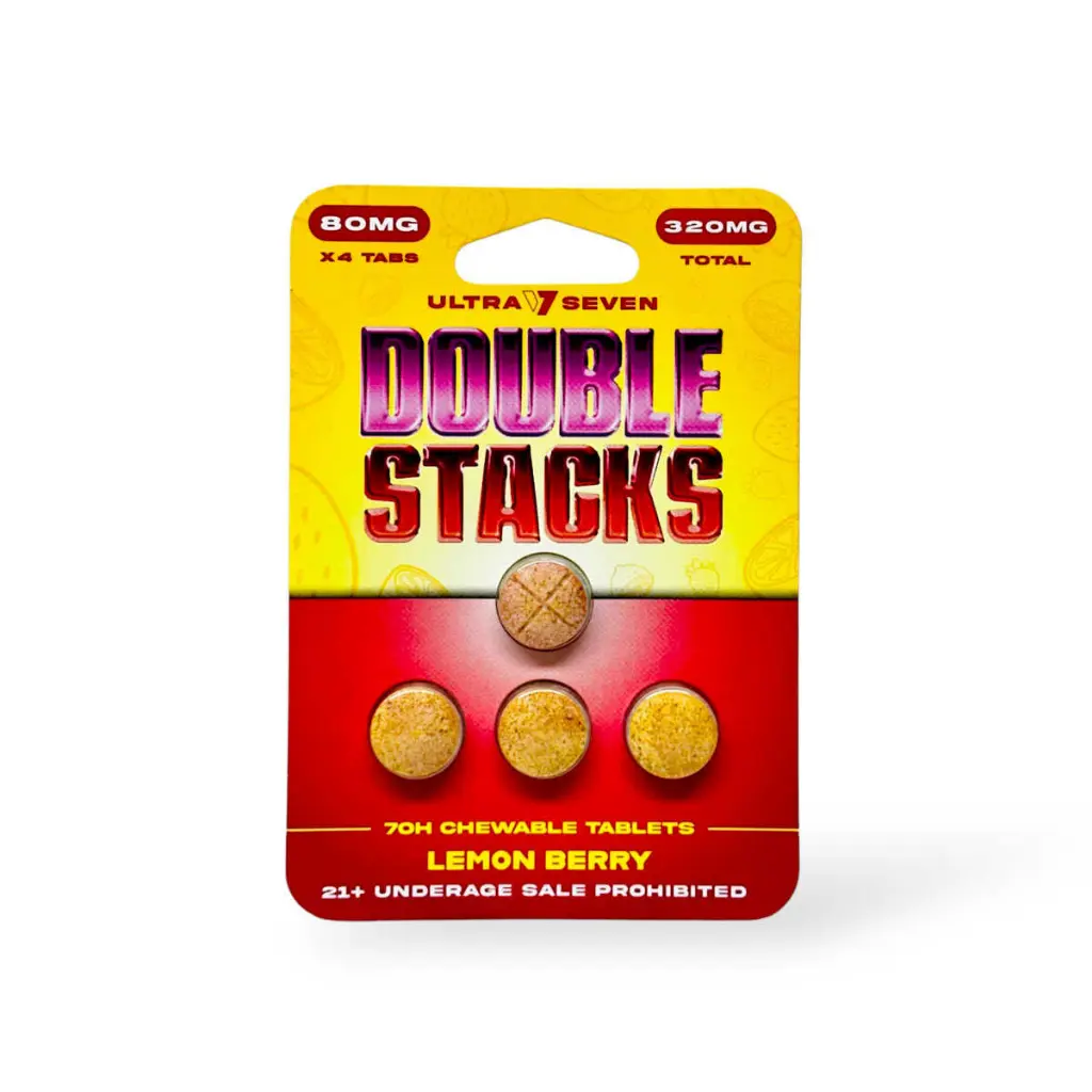 Ultra Seven Double Stacks 7-Oh Chewable Tablets Lemon Berry 80mg-4ct.webp