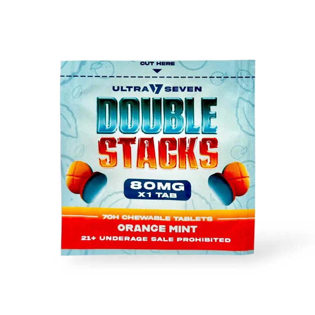 Ultra Seven Double Stacks 7-Oh Chewable Tablets Orange Mint 80mg-1ct.webp