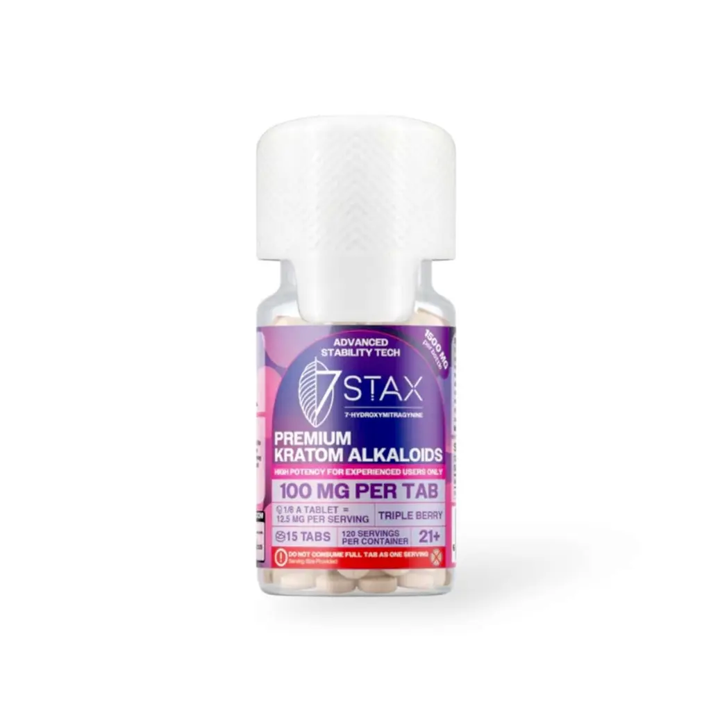 7 Stax 7 Hydroxymitragynine Tablets Triple Berry 100mg-15ct.webp