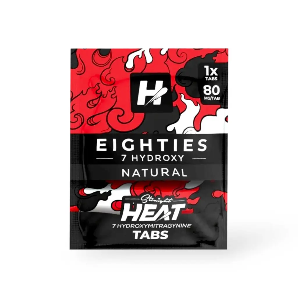Straight Heat Eighties 7-Hydroxy Chewable Tablets Natural 80mg-1ct.webp