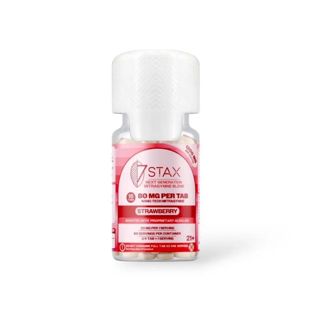 7 Stax Next Generation Mitragynine Blend Tablets Strawberry 80mg- 15ct.webp