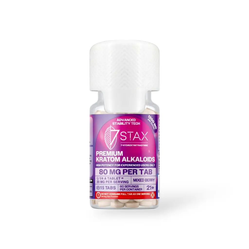 7 Stax 7 Hydroxymitragynine Tablets Mixed Berry 80mg- 15ct.webp