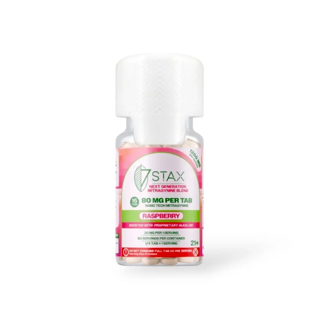7 Stax Next Generation Mitragynine Blend Tablets Raspberry 80mg- 15ct.webp