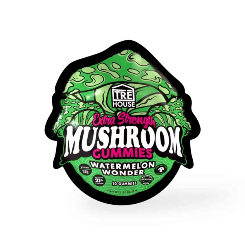 Tre House Extra Strength Mushroom Gummies Watermelon Wonder- 10ct.webp