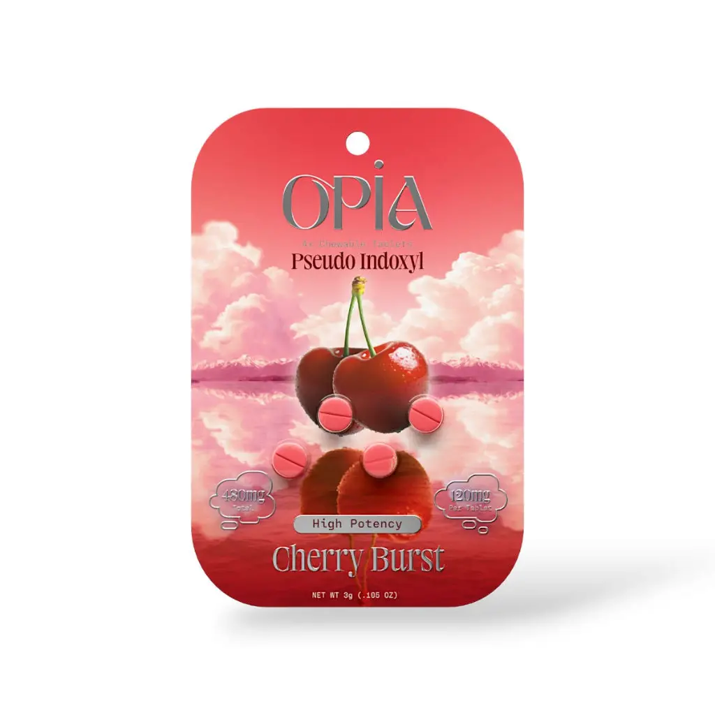 Opia Pseudo Indoxyl Cherry Burst 120mg Per Tablet- 4ct.webp