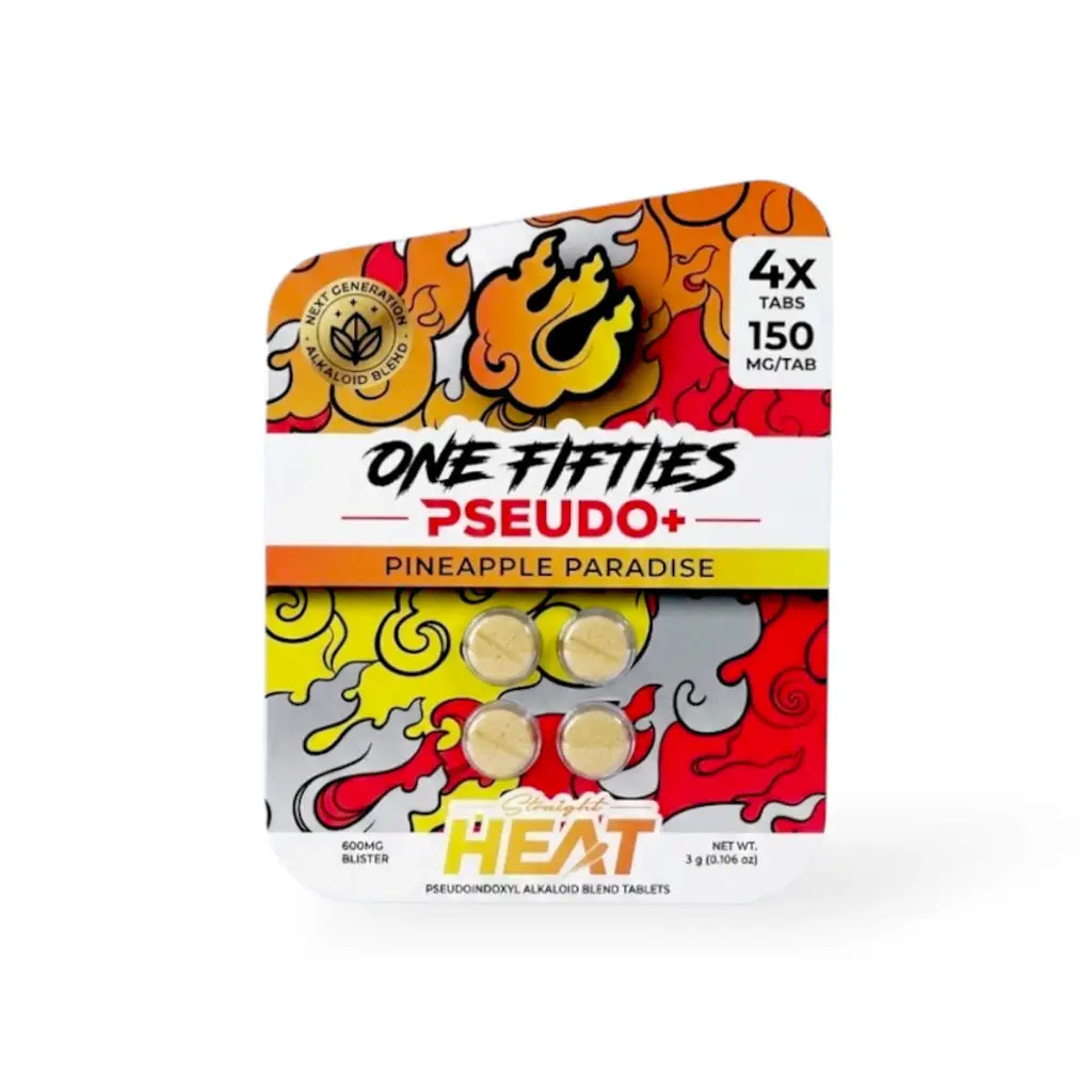 Straight Heat One Fifties Pseudo Chewable Tablets Pineapple Paradise 150mg- 4ct.webp