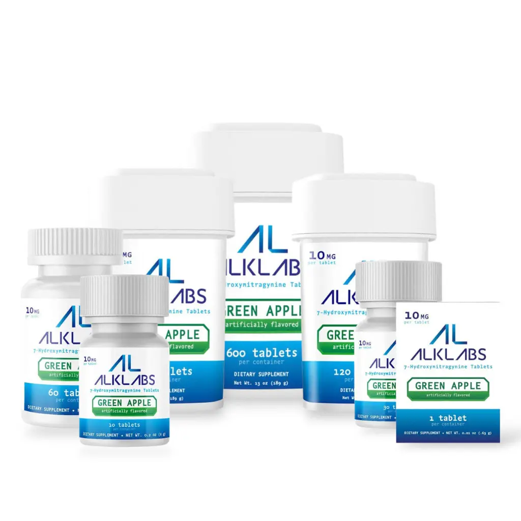 AlkLabs 7- Hydroxymitragynine Green Apple 10mg- All.webp