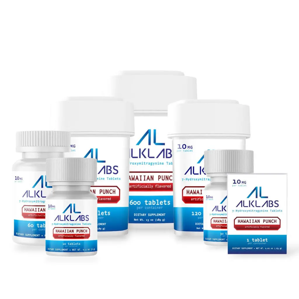 AlkLabs 7- Hydroxymitragynine Hawaiian Punch 10mg Tablet- All.webp