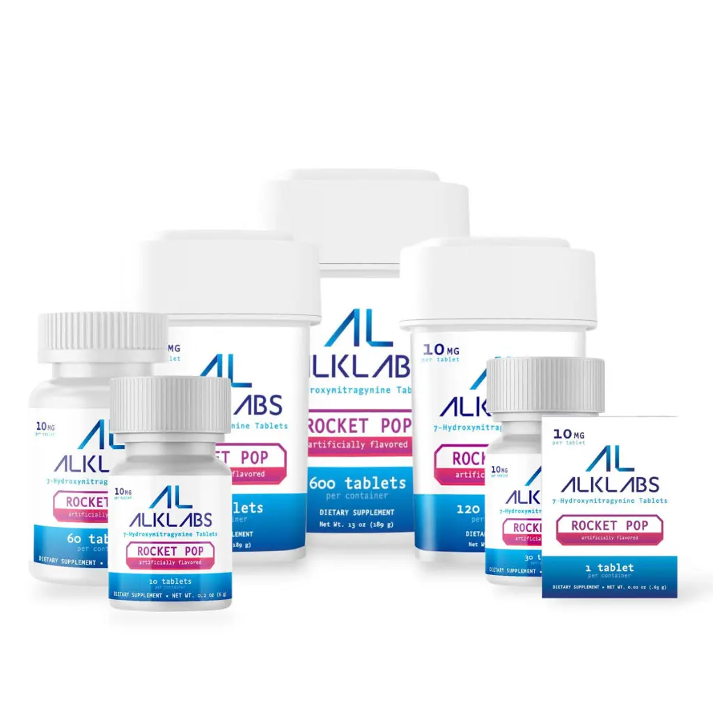 AlkLabs 7- Hydroxymitragynine Rocket Pop 10mg Tablet- All.webp