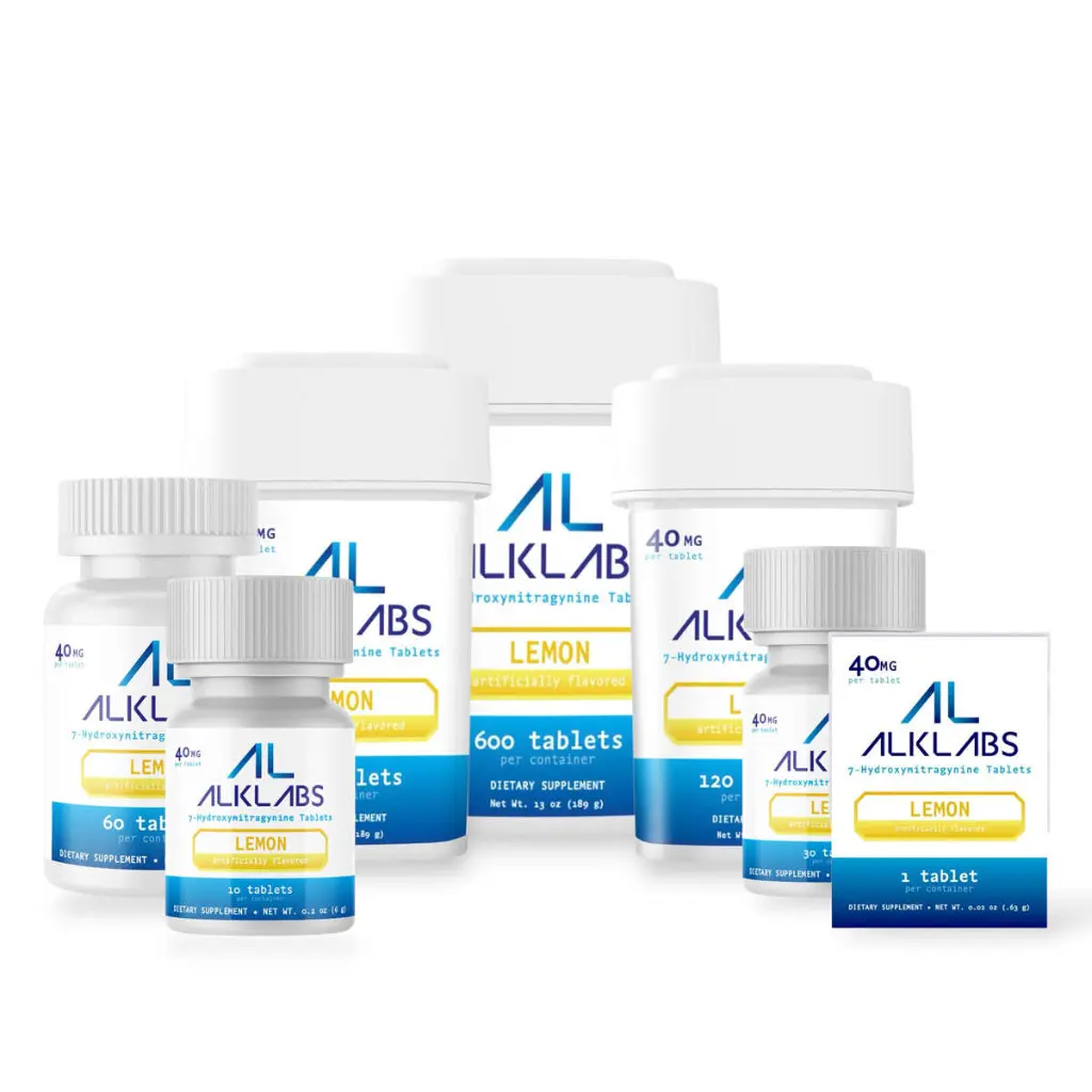 AlkLabs 7- Hydroxymitragynine Lemon 40mg Tablet- All.webp