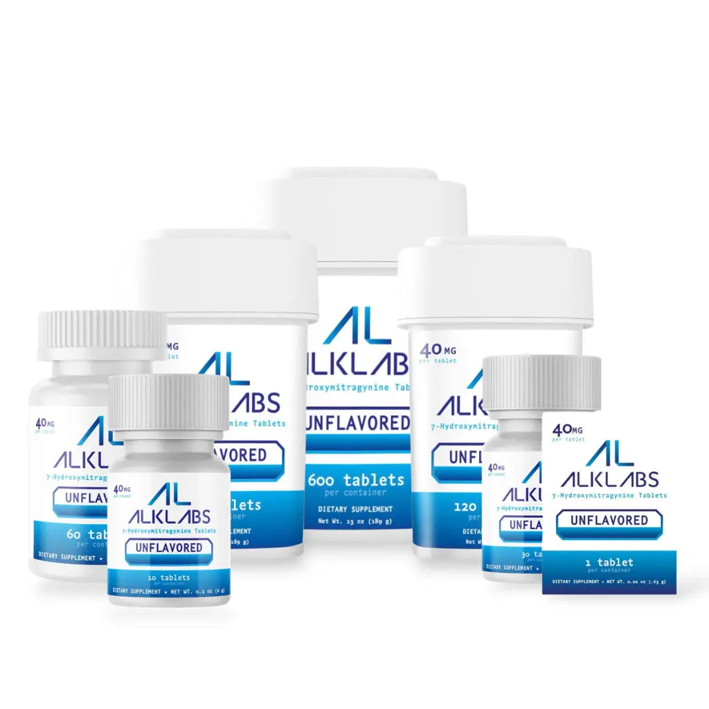AlkLabs 7- Hydroxymitragynine Unflavored 40mg Tablet- All.webp