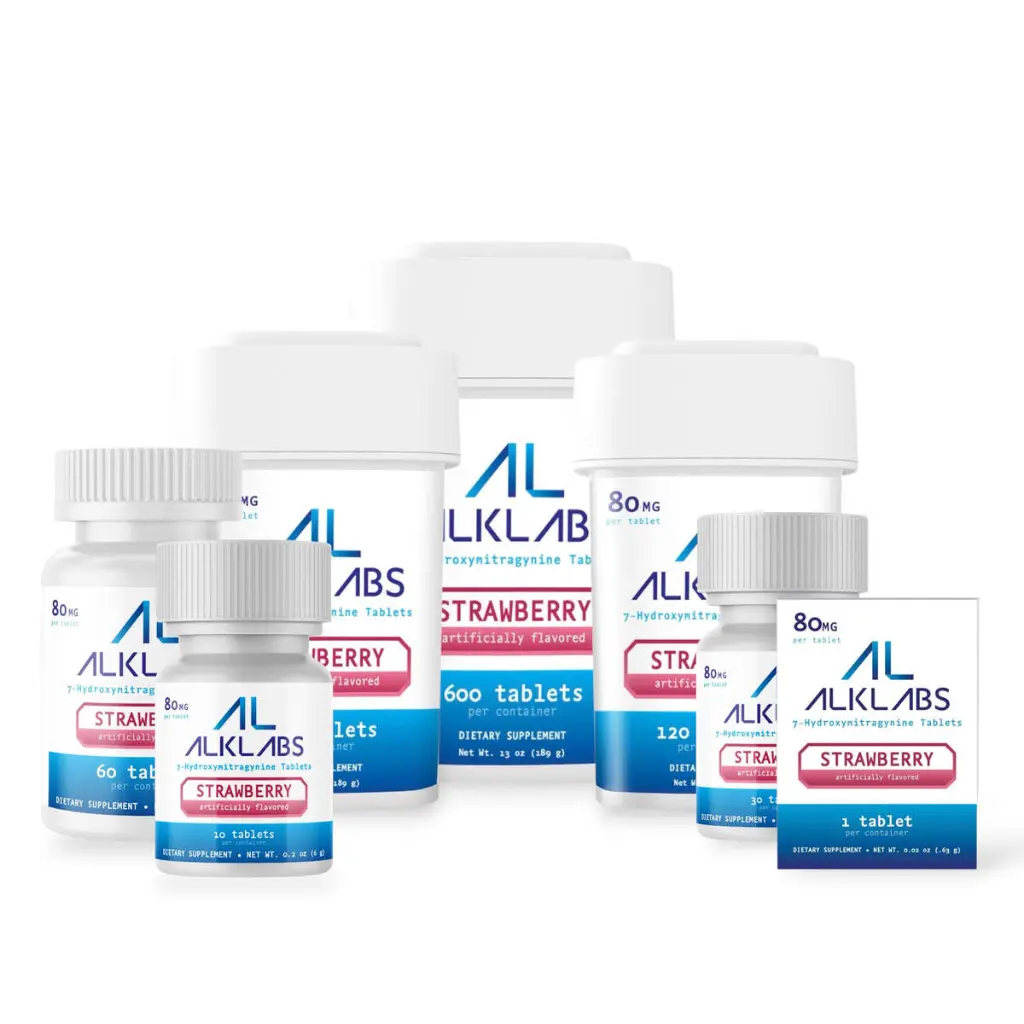 AlkLabs 7- Hydroxymitragynine Strawberry 80mg Tablet- All.webp