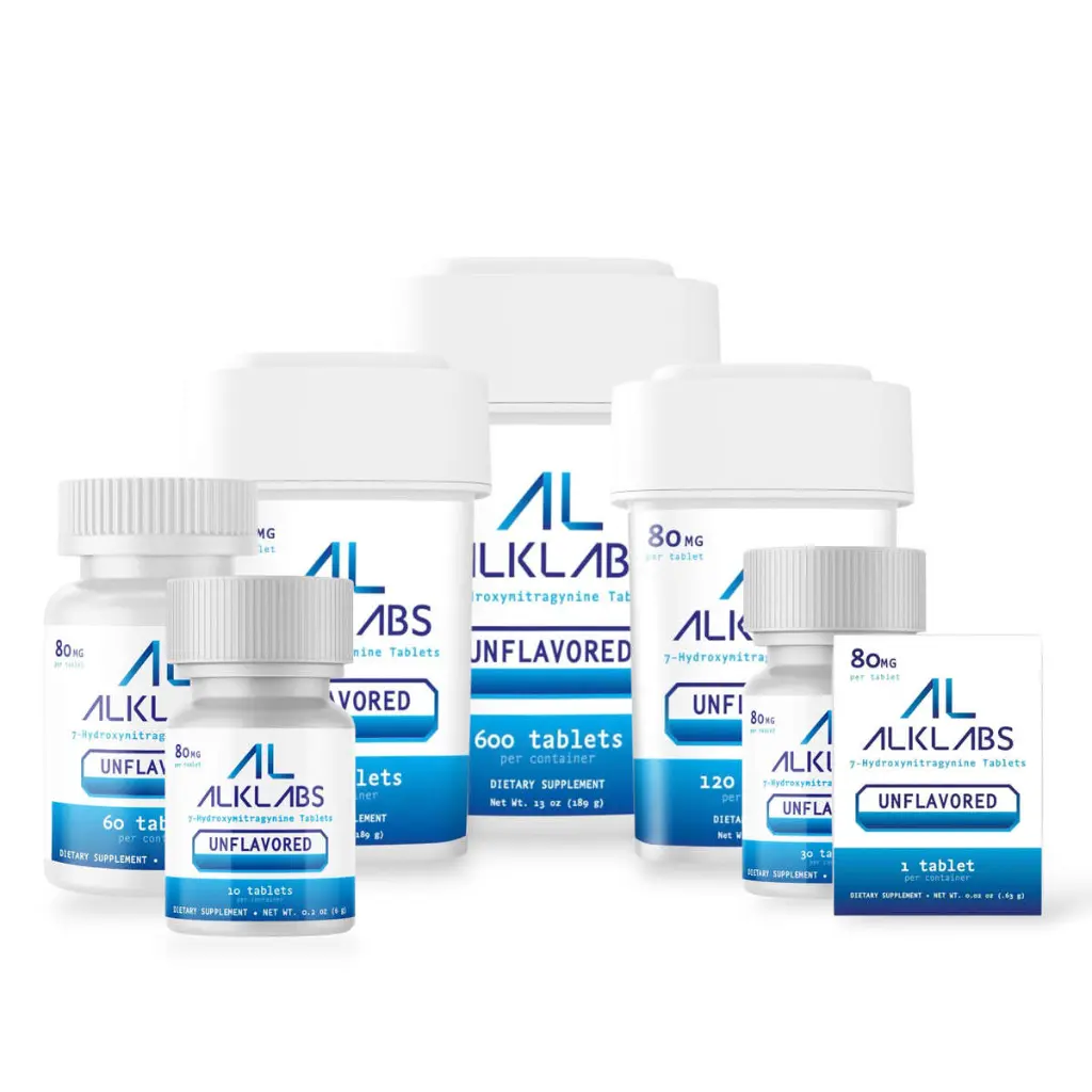 AlkLabs 7- Hydroxymitragynine Unflavored 80mg Tablet- All.webp