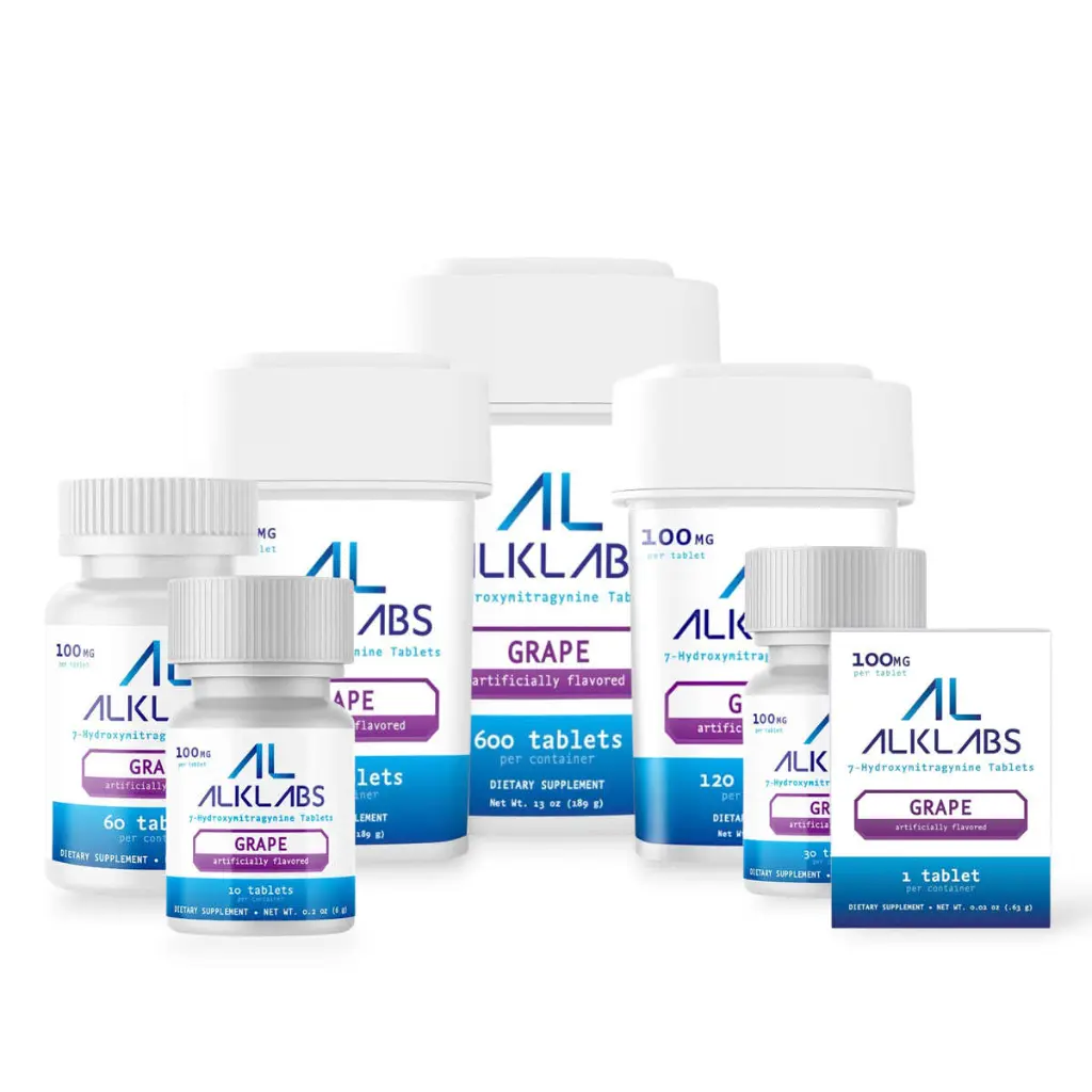 AlkLabs 7- Hydroxymitragynine Grape 100mg Tablet- All.webp
