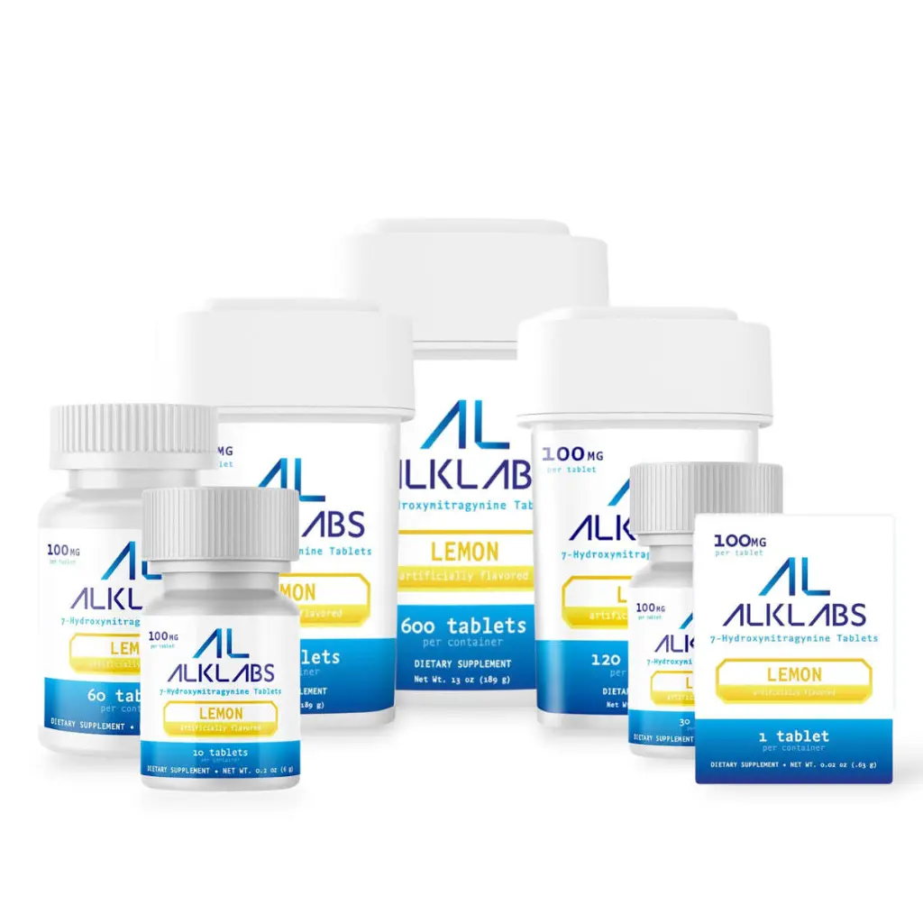 AlkLabs 7- Hydroxymitragynine Lemon 100mg Tablet- All.webp
