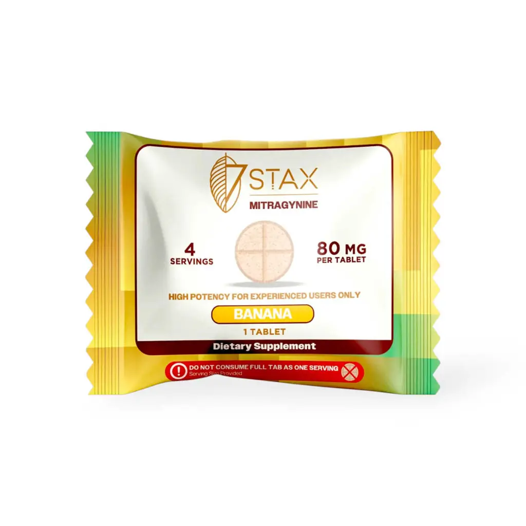 7 Stax Next Generation Mitragynine Blend Tablets Banana 80mg- 1ct.webp