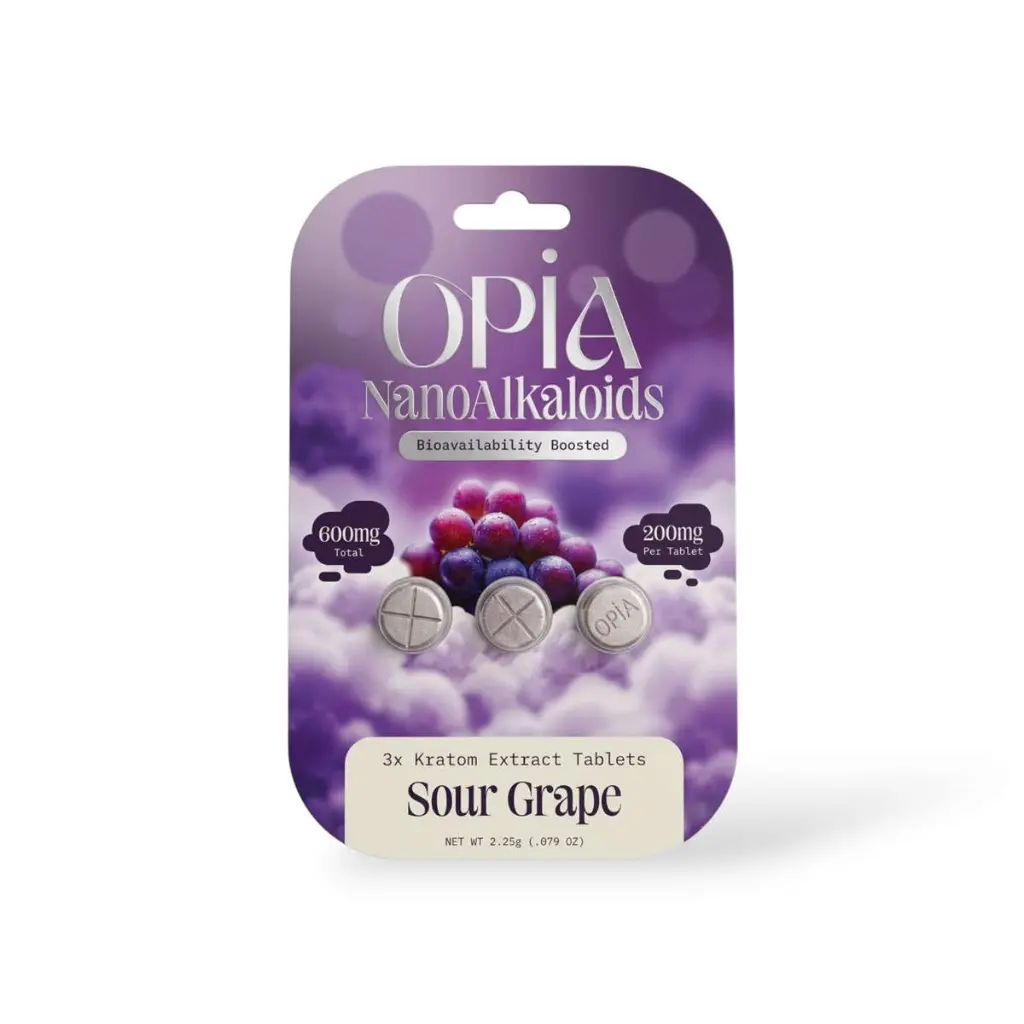 Opia Nano Alkaloid Chewable Tablets Sour Grape 200mg 3ct.webp
