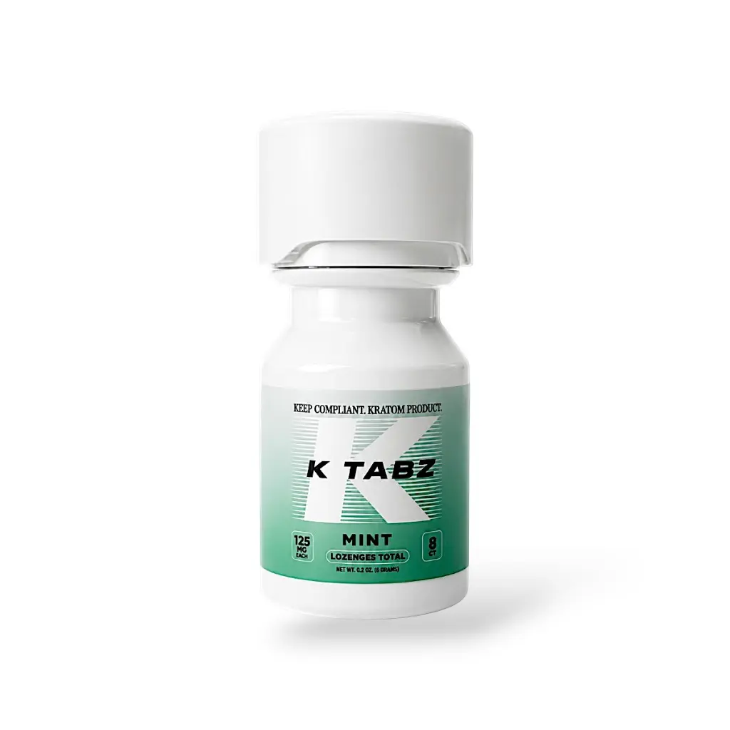 K Tabz Kratom Extract Tablets Mint 125mg- 8ct.webp