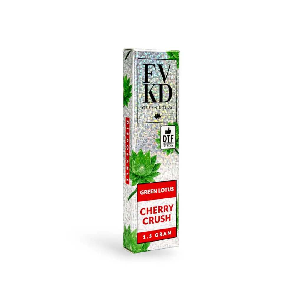 FVKD Green Lotus Disposable Vape Cherry Crush 1.5g.webp
