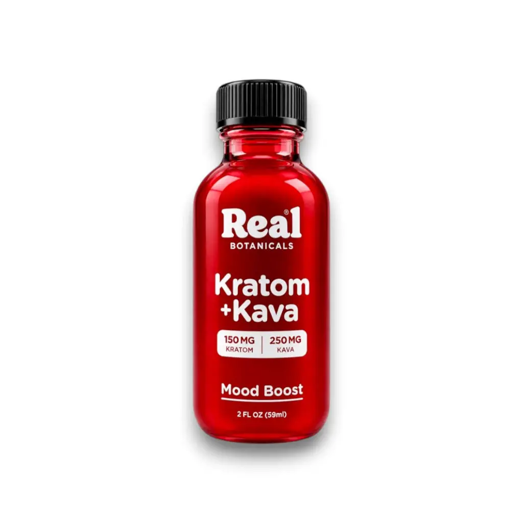 Real Botanicals Kratom + Kava Shot 2oz.webp