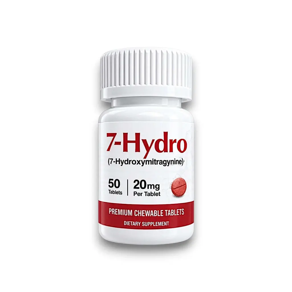 Real Botanicals 7- Hydro 7-OH Chewable Tablet 20mg- 50ct.webp
