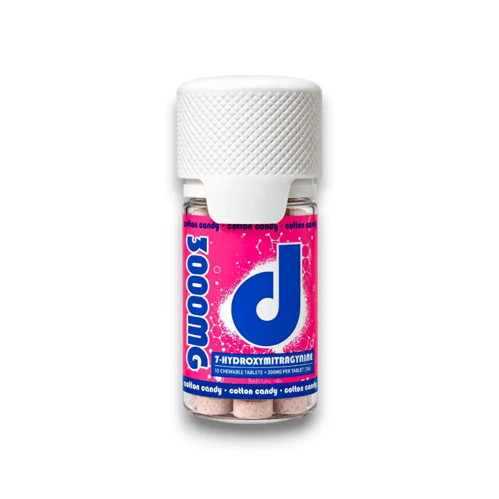 Dopium 7-Hydroxymitragynine Chewable Tablet Cotton Candy 300mg- 10ct.webp