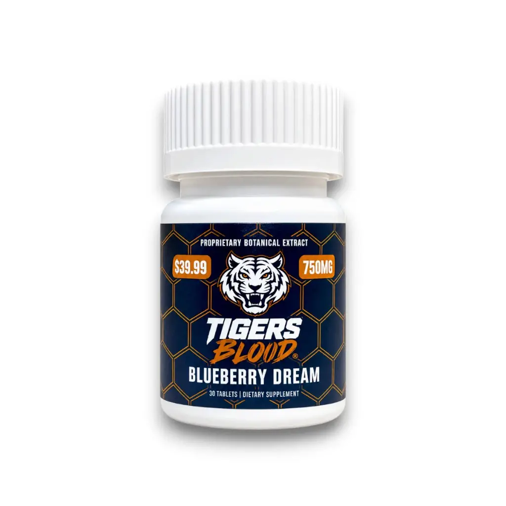 Tigers Blood Cat's Claw Chewable Tablets Blueberry Dream 75mg- 10ct.webp