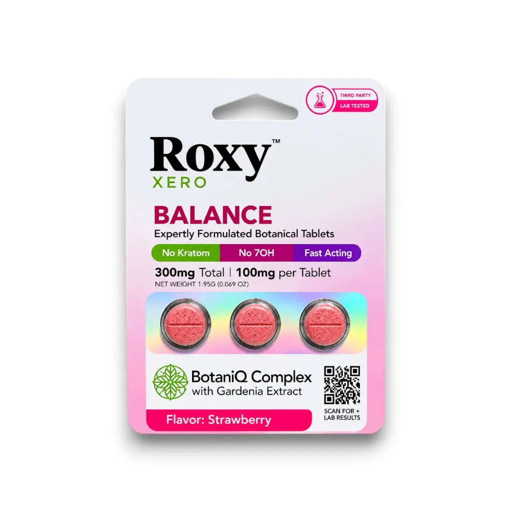 Roxy Xero Uriq Complex Chewable Tablets Strawberry 100mg- 3ct.webp