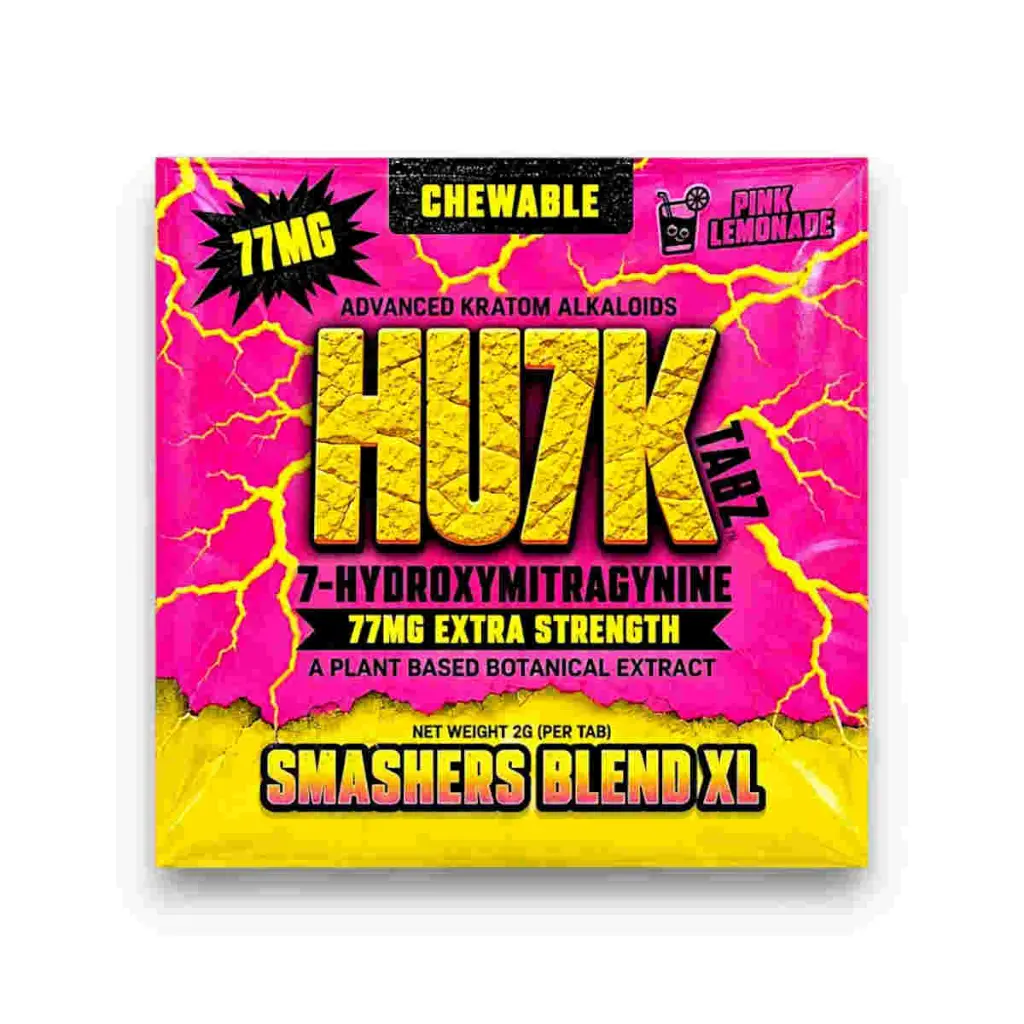 Hu7k 7- Hydroxymitragynine Chewable Tablets Pink Lemonade 77mg- 1ct.webp