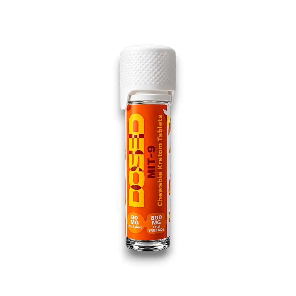 Dosed MIT- 9 Kratom Chewable Tablet Mango Cream 80mg- 10ct.webp