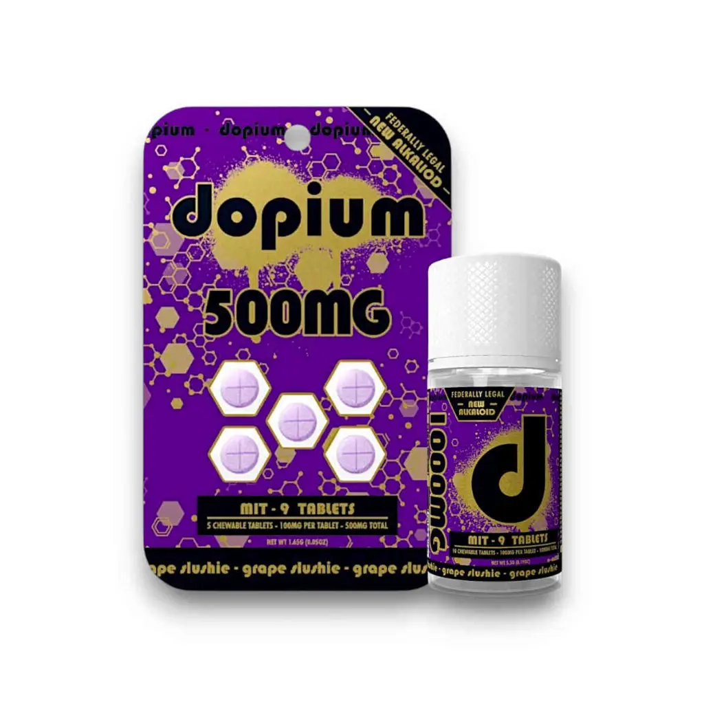 Dopium MIT 9 Chewable Tablet Grape Slushie 100mg- Both.webp