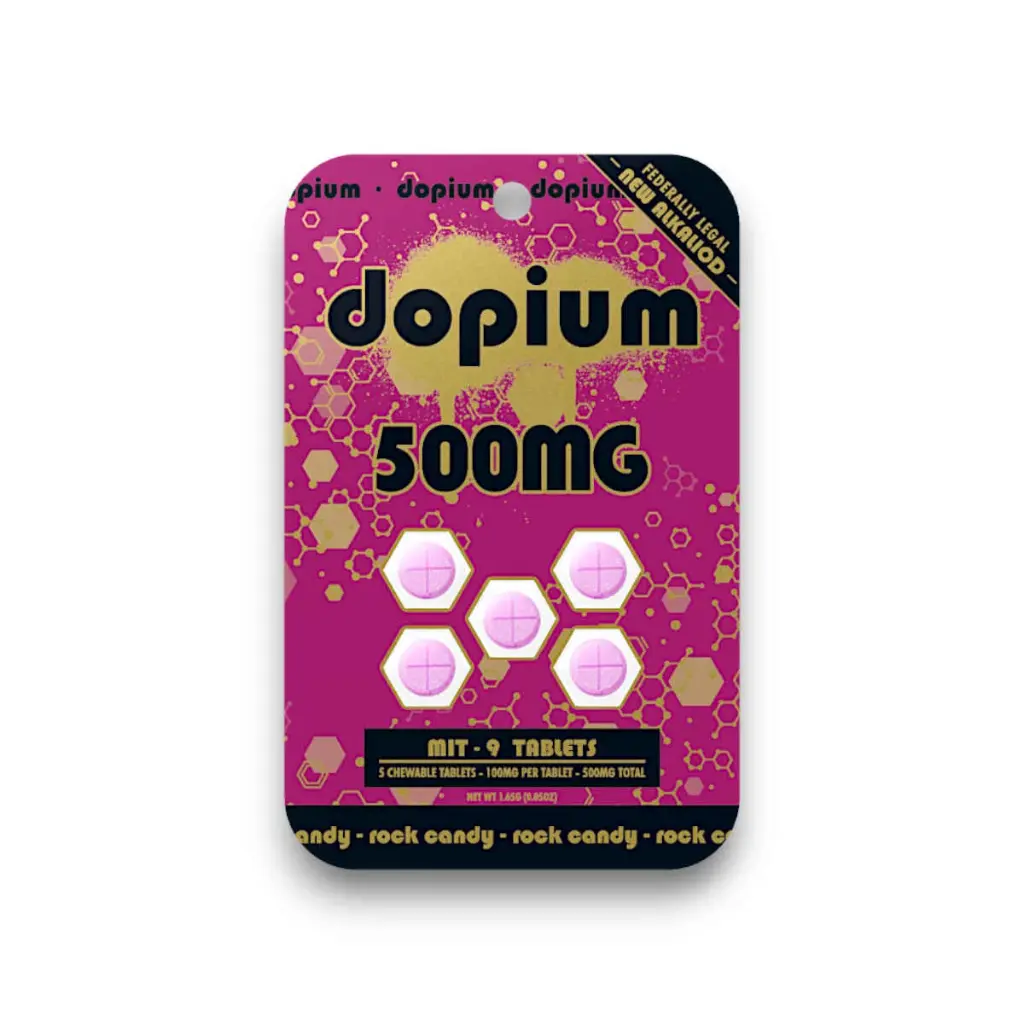 Dopium MIT 9 Chewable Tablet Rock Candy 100mg- 5ct.webp