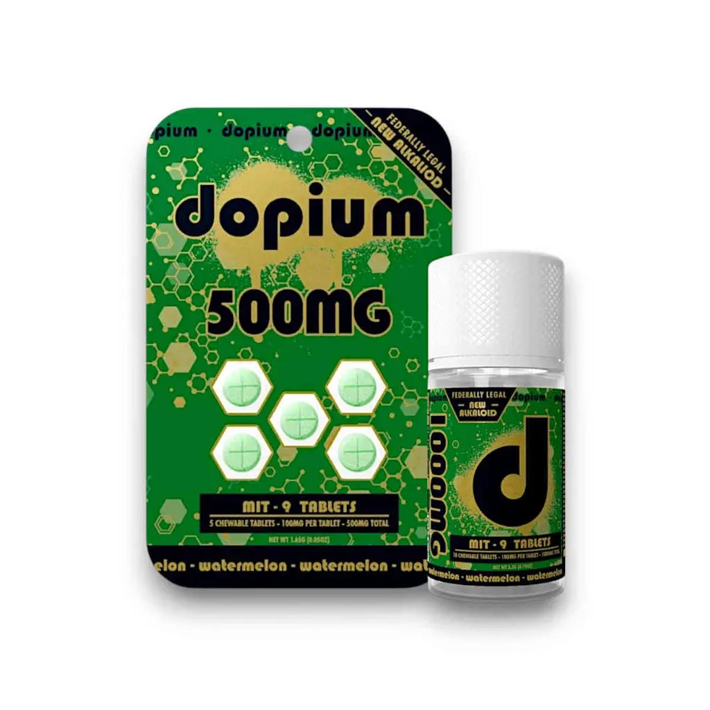 Dopium MIT 9 Chewable Tablet Watermelon 100mg- Both.webp
