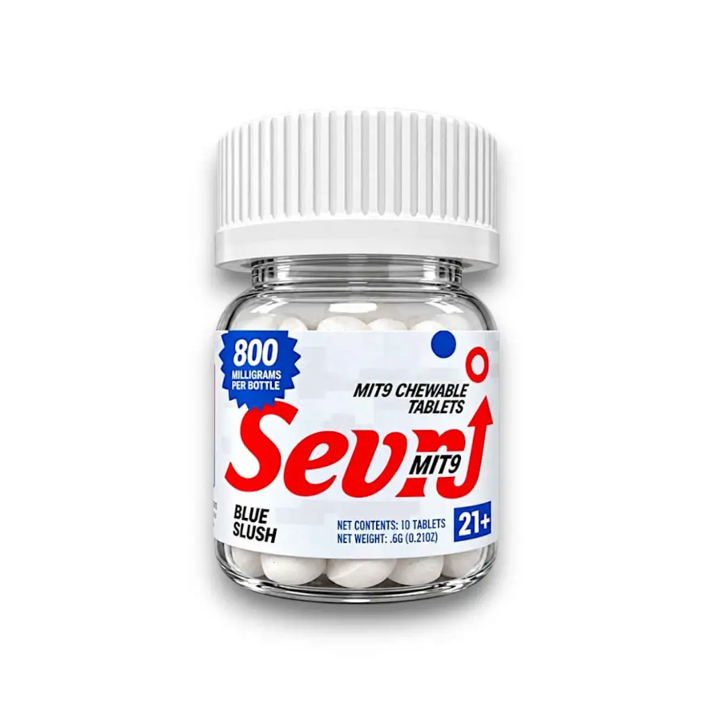 Sevn MIT 9 Chewable Tablets Blue Slush 80mg- 10ct.webp