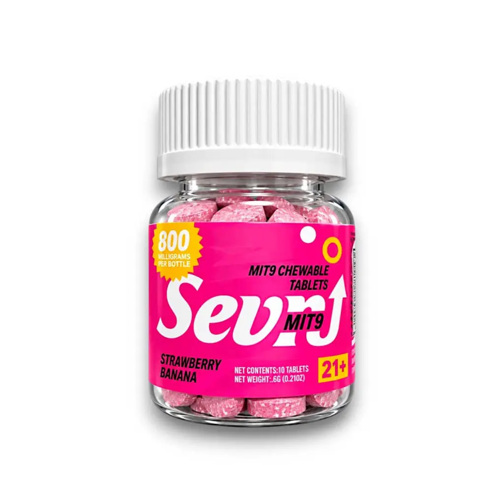 Sevn MIT 9 Chewable Tablets Strawberry Banana 80mg- 10ct.webp
