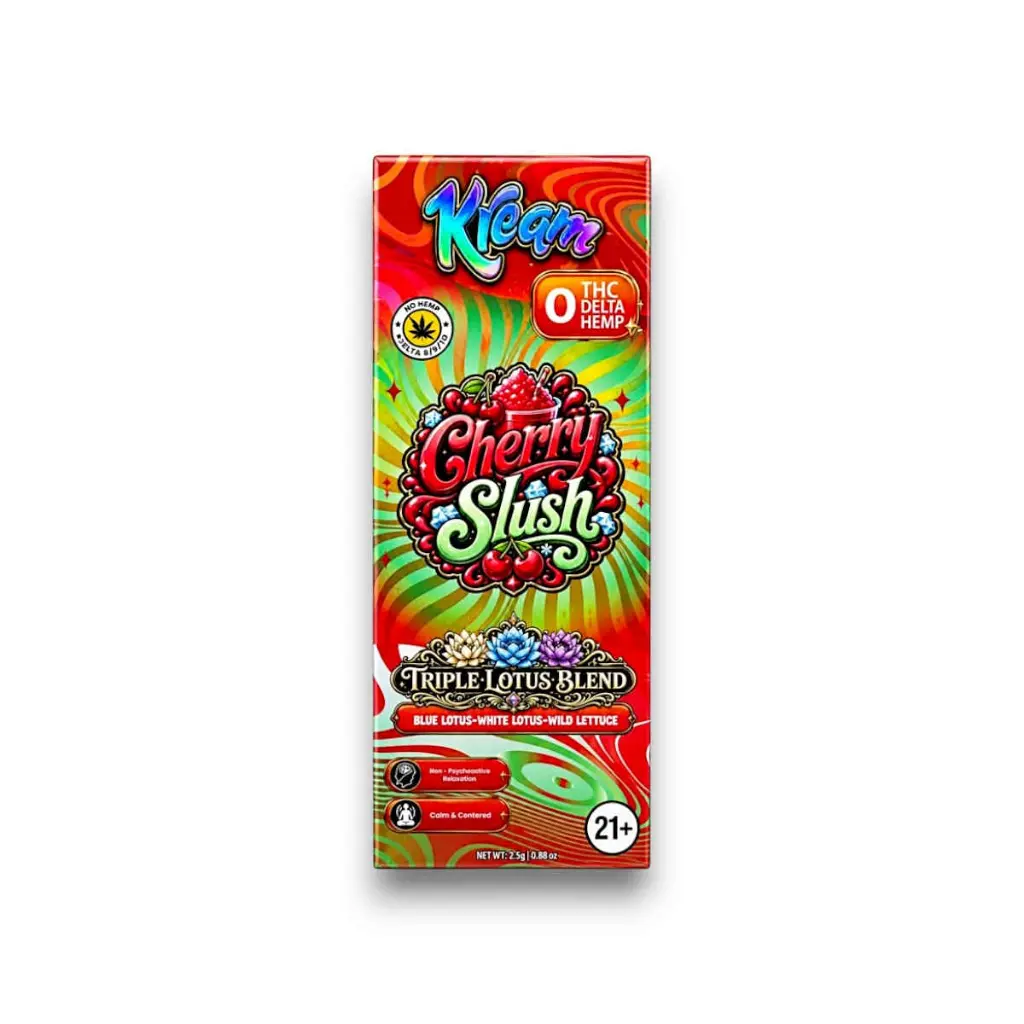 Kream Triple Lotus Blend Disposable Vape Cherry Slush 2.5g.webp