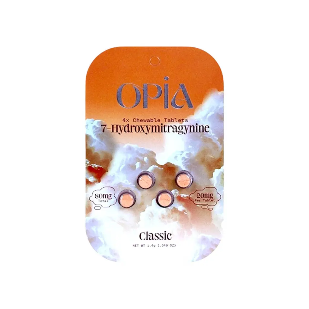 Opia 7 Hydroxymitragynine Chewable Tablets Classic 80mg.webp