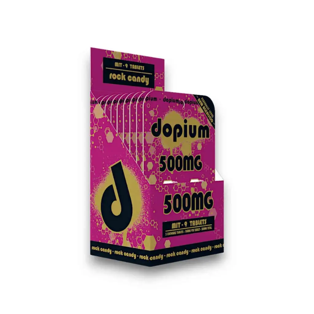 Dopium MIT 9 Chewable Tablet Rock Candy 100mg Display Box
