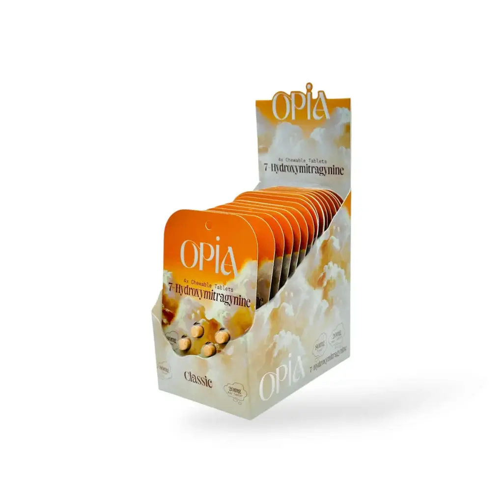 Opia 7 Hydroxymitragynine Chewable Tablets Classic 80mg Box