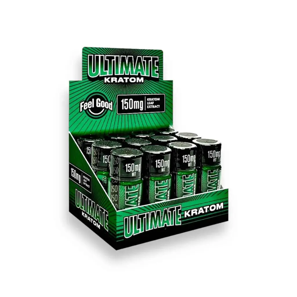 Ultimate Kratom Extract Liquid Shot 15ml 150mg Box