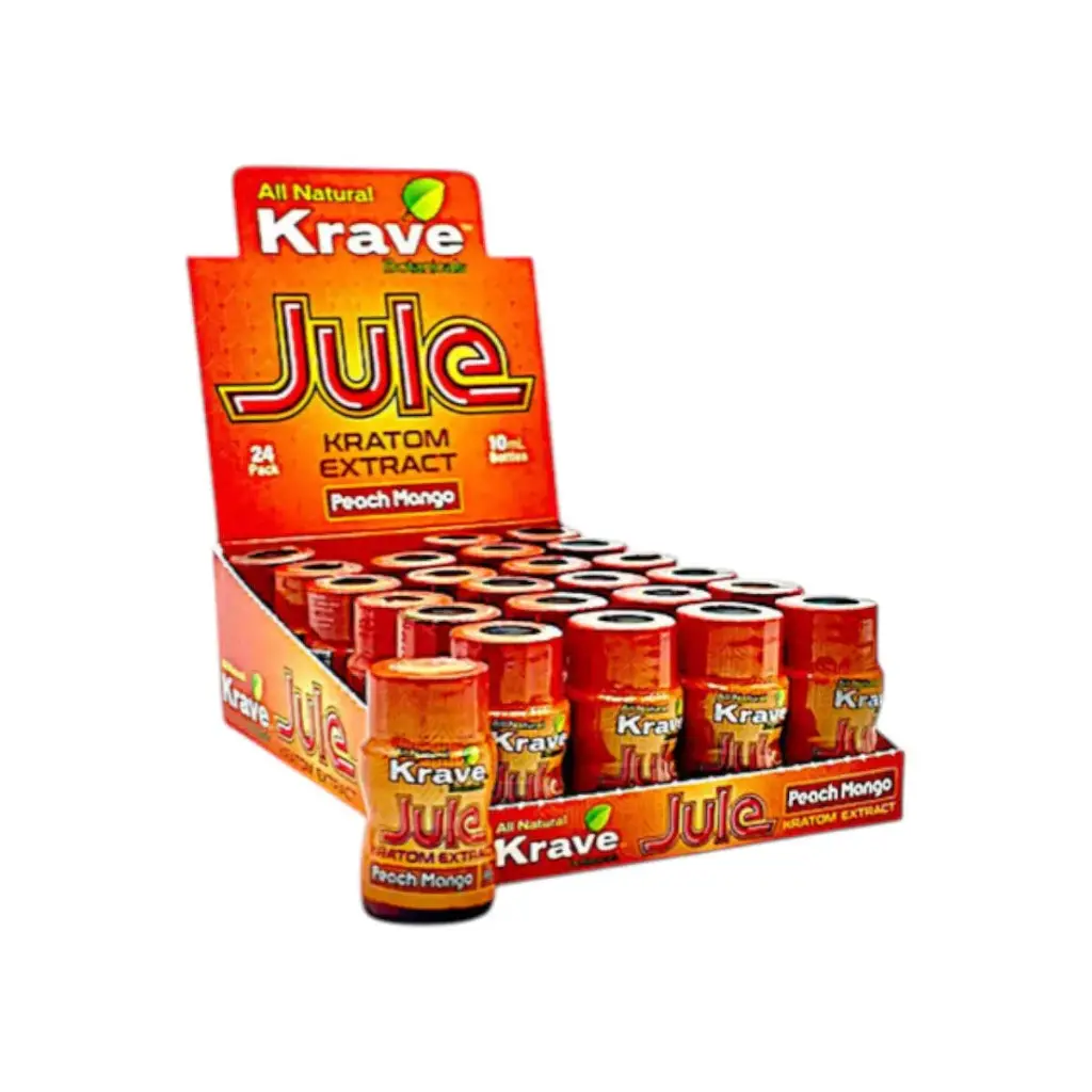 Krave Jule Kratom Extract Peach Mango 10ml Box