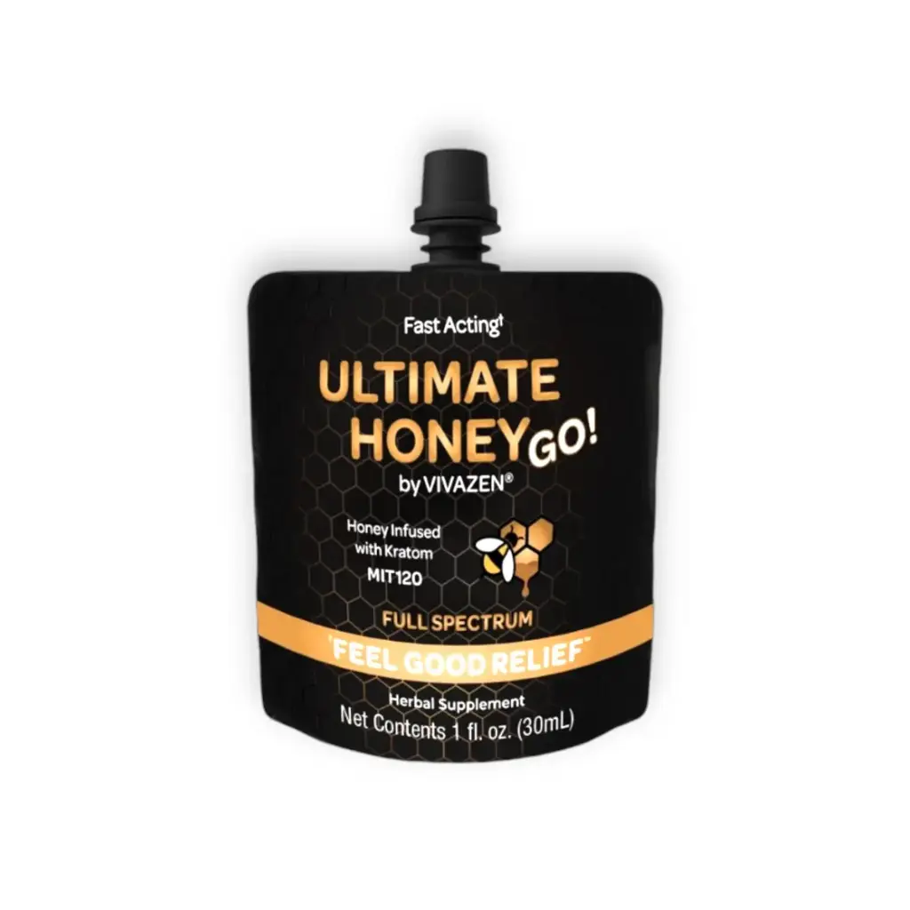 Viva Zen Kratom Extract Squeeze Ultimate Honey Go Mit120 30ml Box