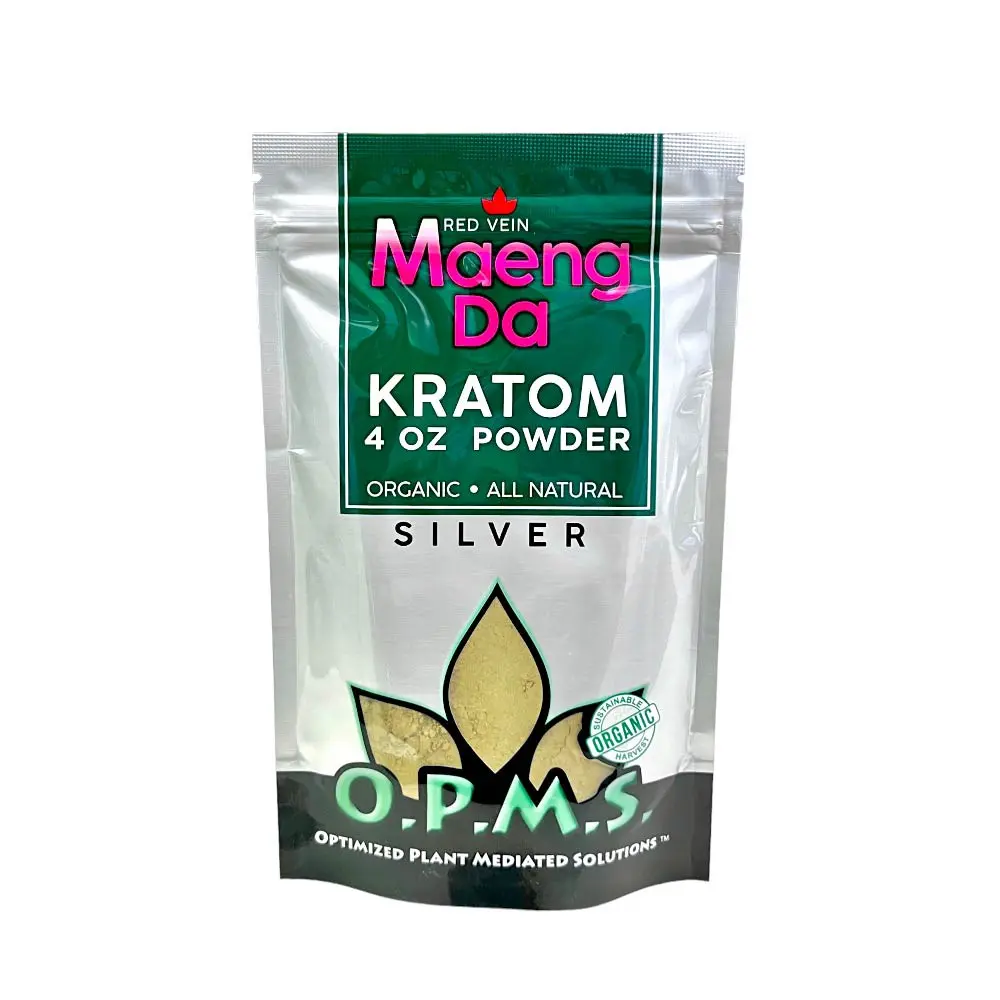OPMS Silver Maeng Da Kratom Powder Red Vein
