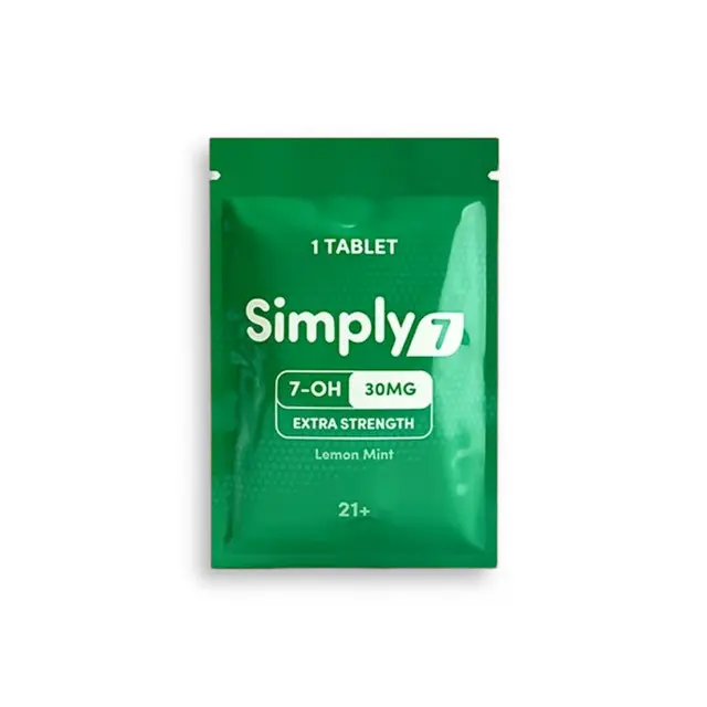 Simply7 7-OH Extra Strength Tablet Lemon Mint 30mg Box