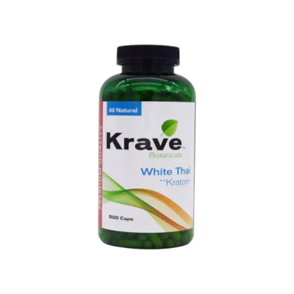 Krave Kratom Capsules White Thai