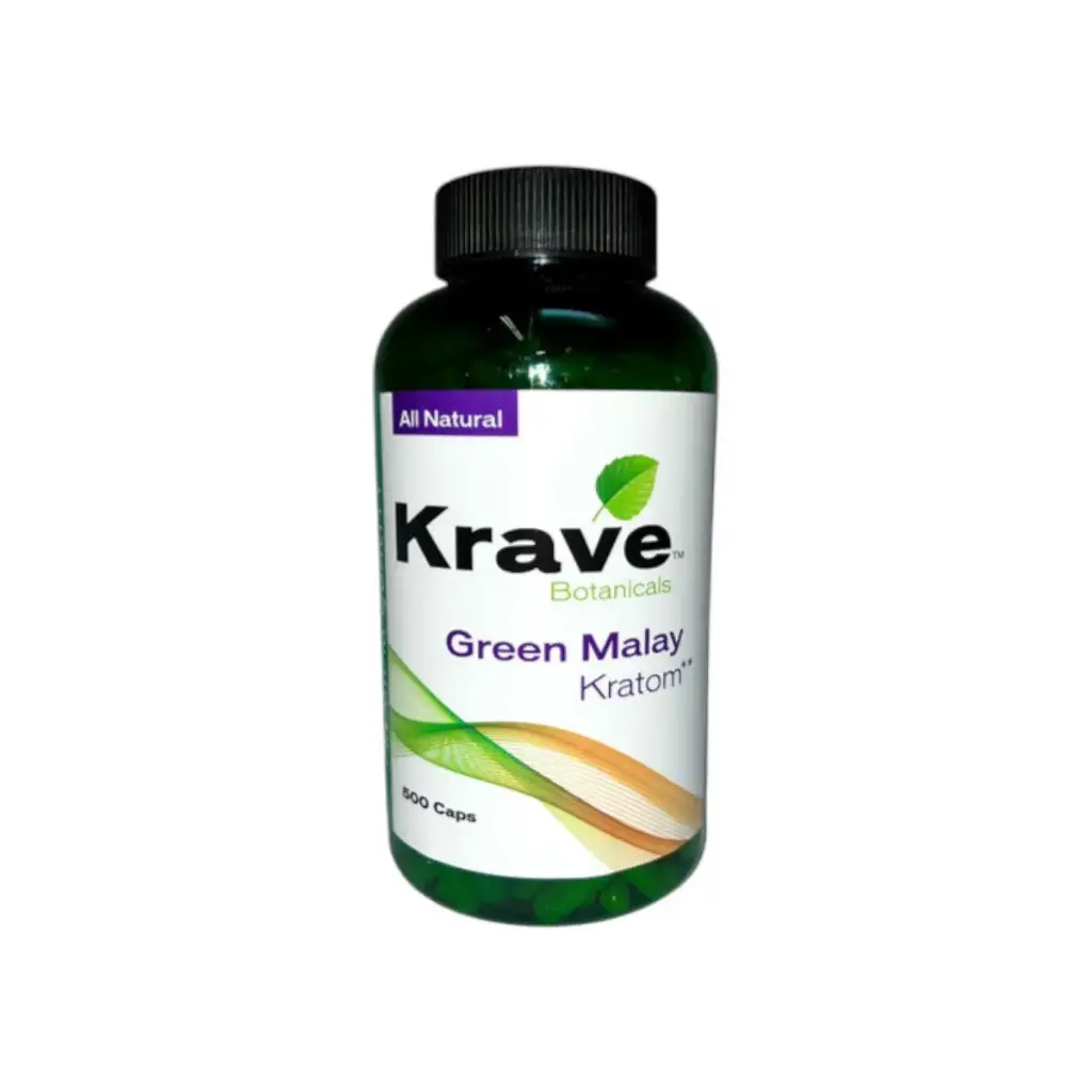 Krave Kratom Capsules Green Malay